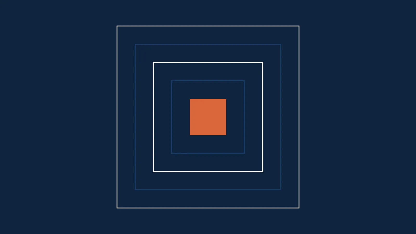 Faixas diagonais em fundo azul-marinho com blocos sólidos, representando alertas em sequência